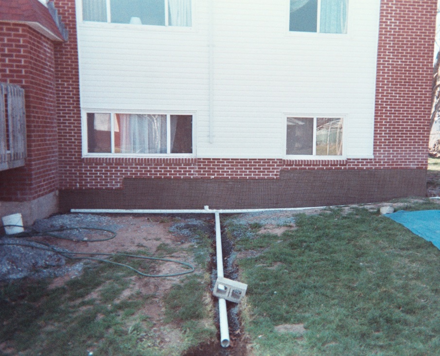 image of a foundation french drainage system-foundation french drainage system services completed in Halifax, NS by Pro Foundation Services based in Halifax, N S is providing their foundation french drainage systems services covering all of the Halifax-Dartmouth Regional Municipality, Chester, Bridgewater, liverpool, Windsor, Wolfville, Kentville, Elmsdale, Truro, Musquodoboit Harbour & surrounding areas.